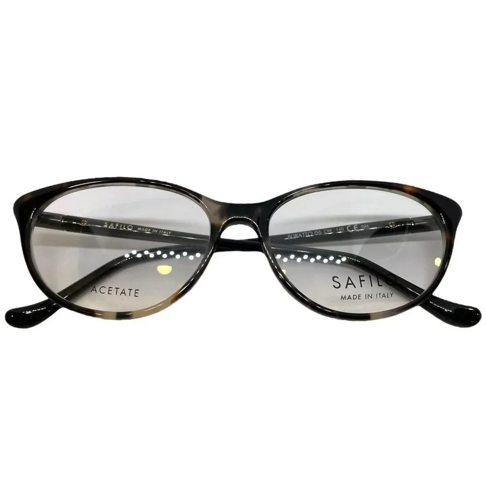 Safilo Burrato 06 Color C9K Havana White Women Eyeglass Frame 53 x 16 140